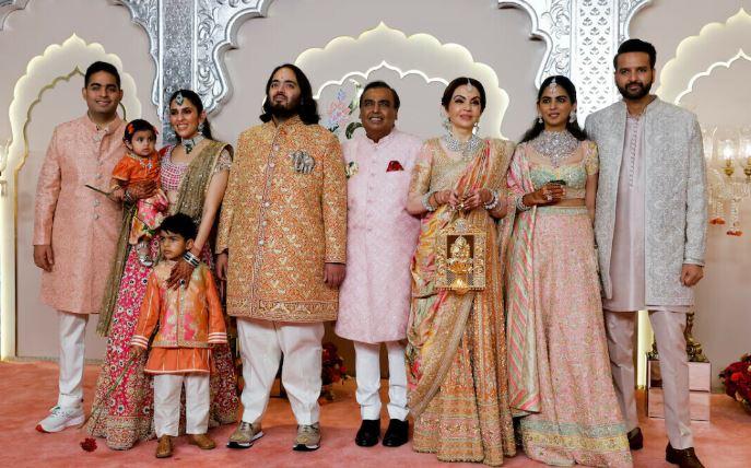 Extravagant wedding of Mukesh Ambani's son dominates headlines