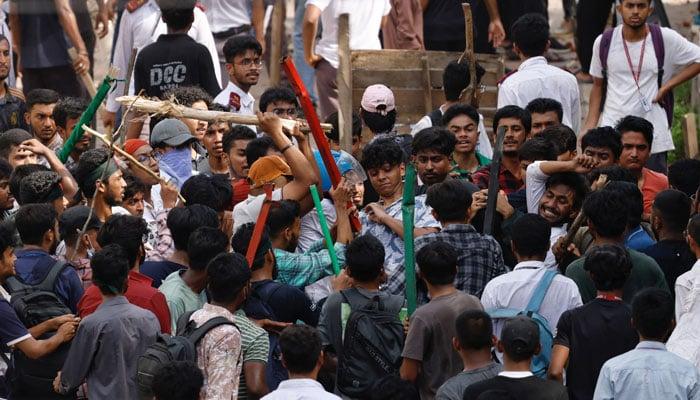 Pakistani students advised to stay indoors amid Bangladesh protests