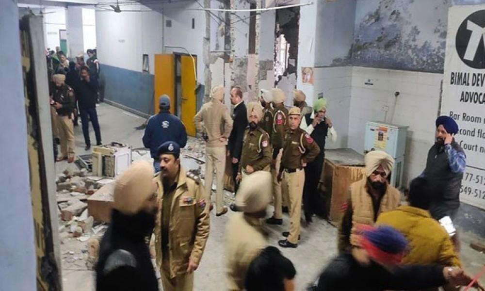 Blast inside court complex in Indian Punjab