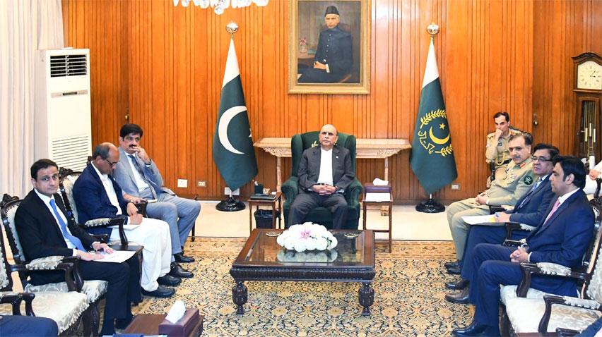 President stresses urgent plan to prevent urban flooding in Karachi