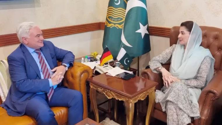 Maryam, German Ambassador reiterate commitment to strengthen mutual relations