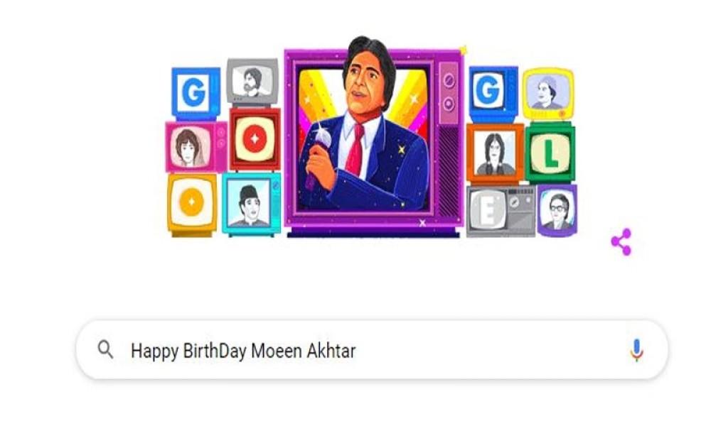 Google honors legendary comedian Moin Akhtar on his 71st birth anniversary