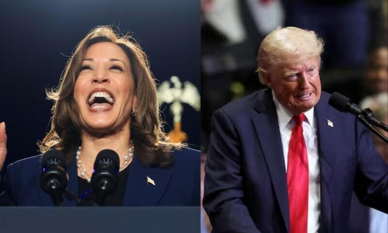 Kamala leads Trump 44pc to 42pc in US presidential race