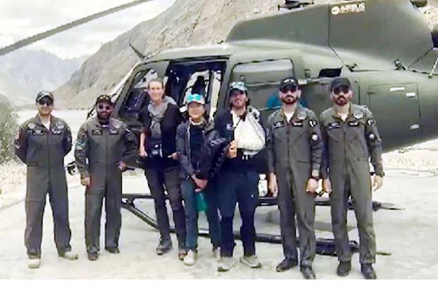 Pakistan Army saves three foreign climbers at K2