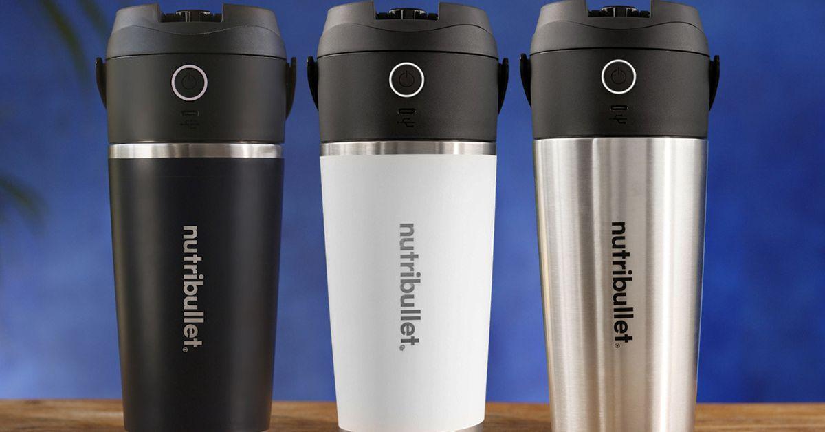 There’s a blender hidden inside this insulated travel cup