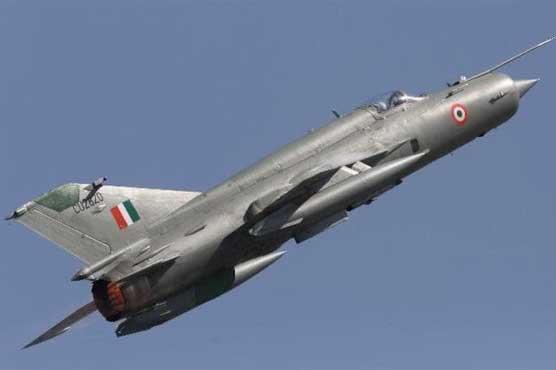 بھارتی ایئر فورس کا لڑاکا طیارہ گر کر تباہ، پائلٹ ہلاک