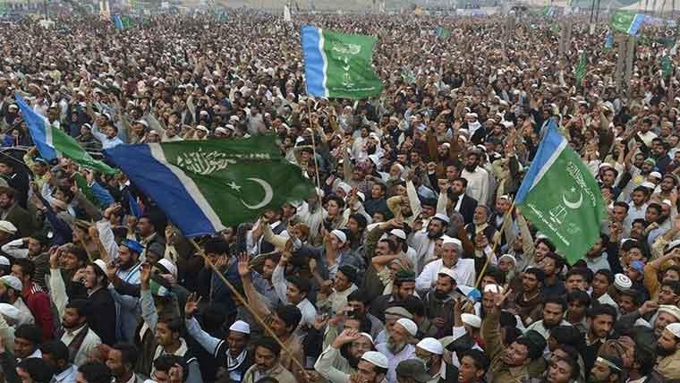 مہنگائی کیخلاف جماعت اسلامی کا دھرنا پانچویں روز بھی جاری