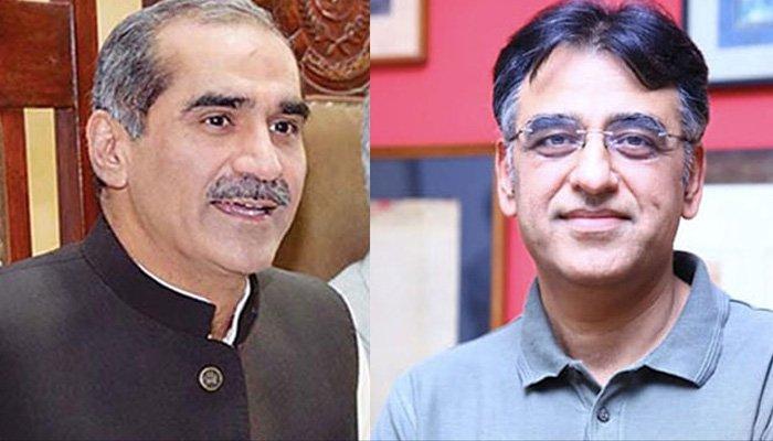 الیکشن کمیشن ممبران کی تقرری کا معاملہ، اسد عمر اور خواجہ سعد رفیق کی بیٹھک