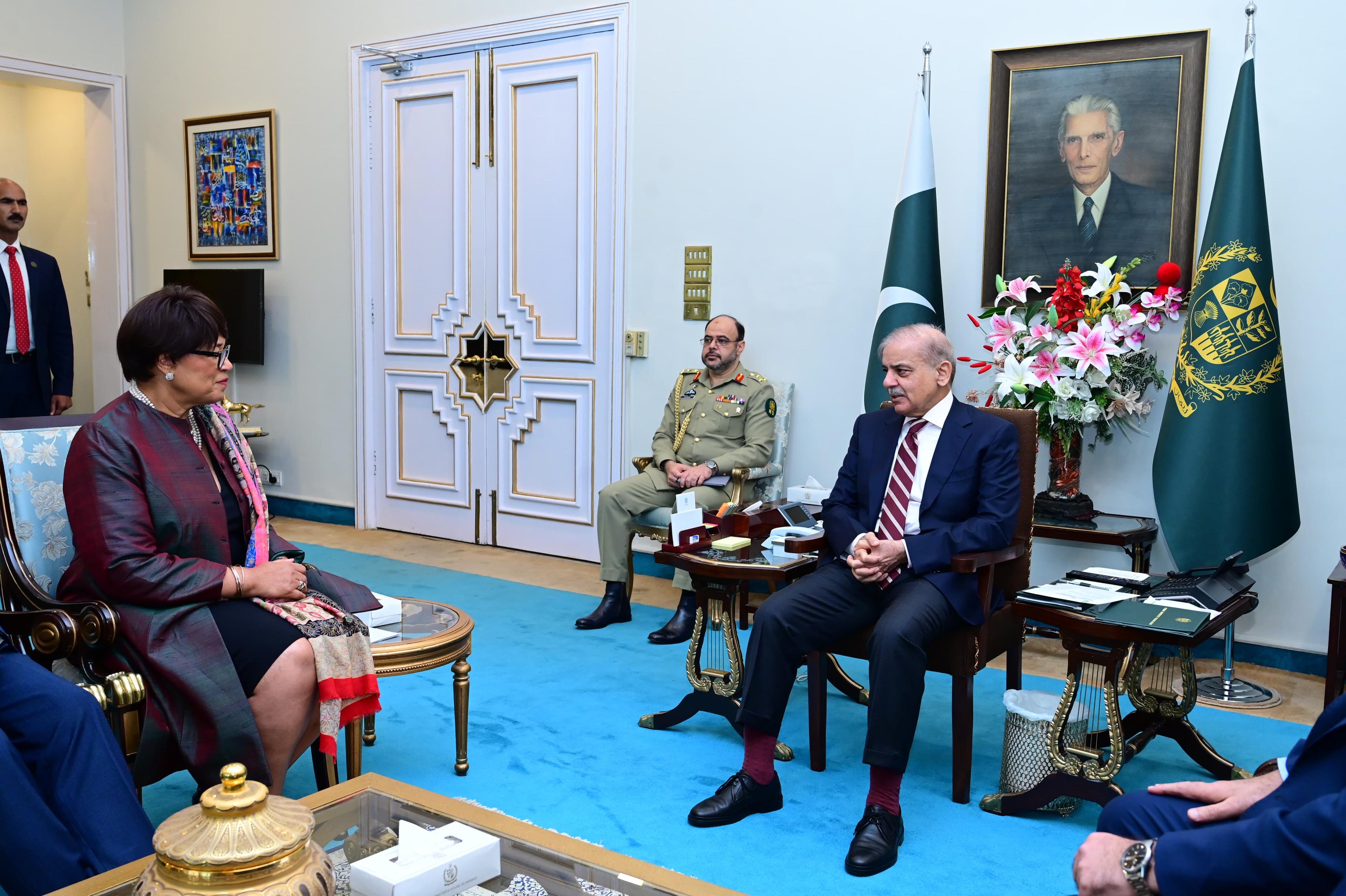 Commonwealth Sec General,  PM Shahbaz discuss matters of mutual interest