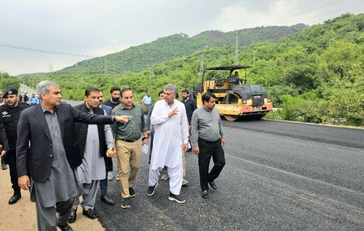 Naqvi orders resumption of work on Margalla Road expansion project