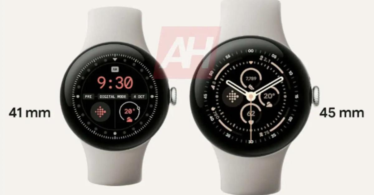 Pixel Watch 3 leak shows thinner bezels and new 45mm model