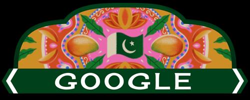 پاکستان کے 78 ویں یوم آزادی کے موقع پر گوگل بھی پاکستانیوں کی خوشیوں میں شامل