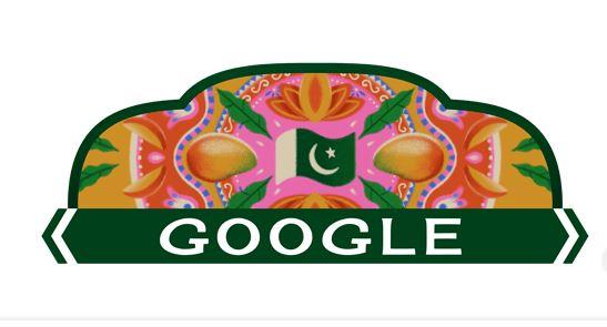 Google paints its doodle to green amid celebrations of Independence Day