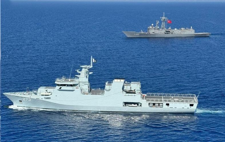 پاک بحریہ کے جہاز حنین کی ترک بحریہ کے ساتھ دسویں دو طرفہ بحری مشق میں شرکت