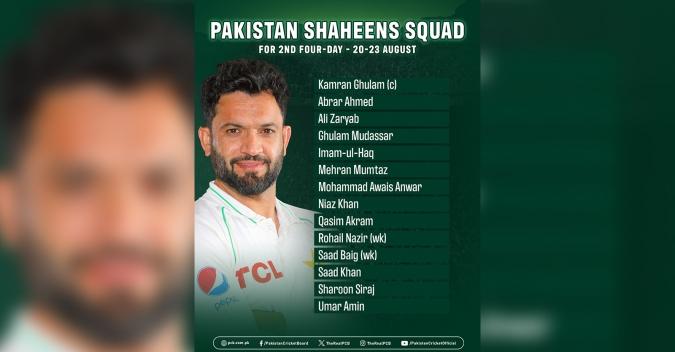 Abrar and Kamran released from first Test squad