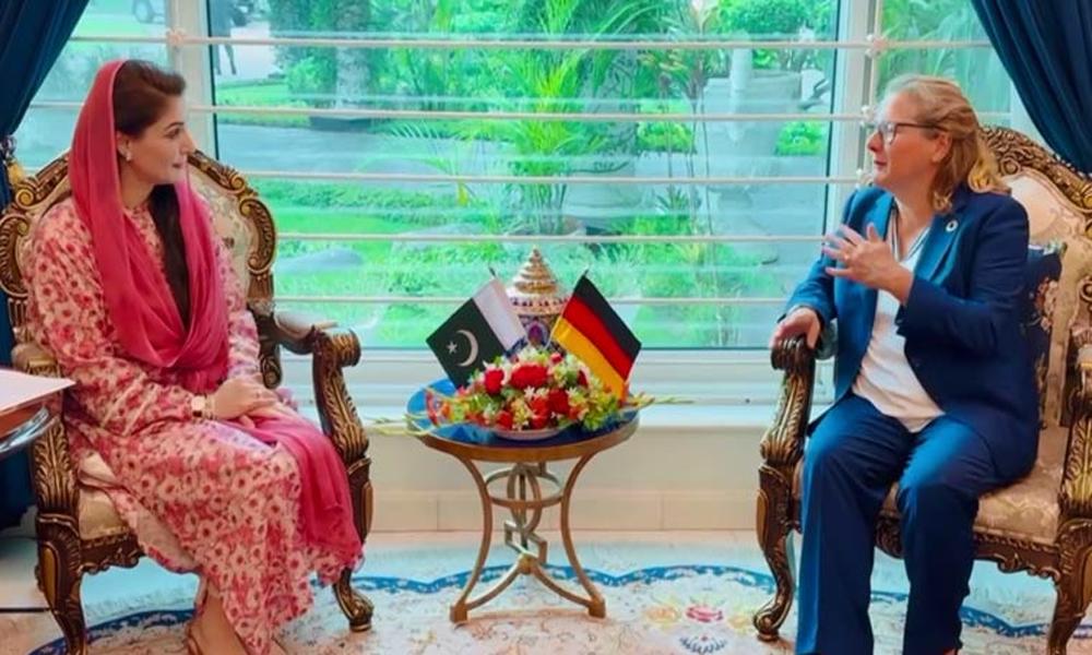 Maryam, German Minister discuss to boost mutual cooperation