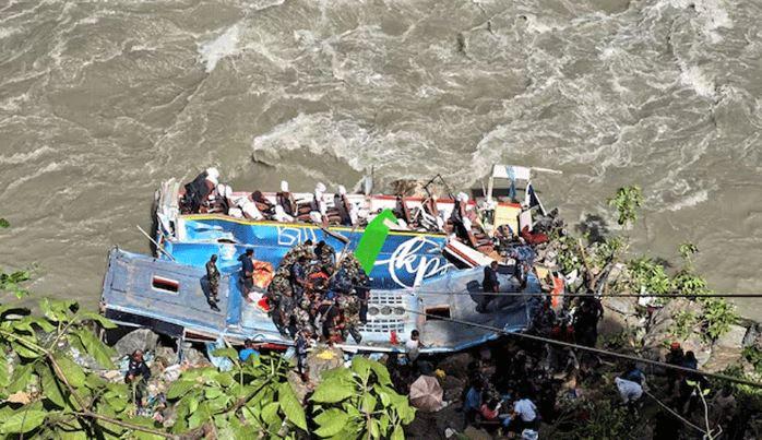 21 killed as bus carrying Indian tourists plunges into Nepal river