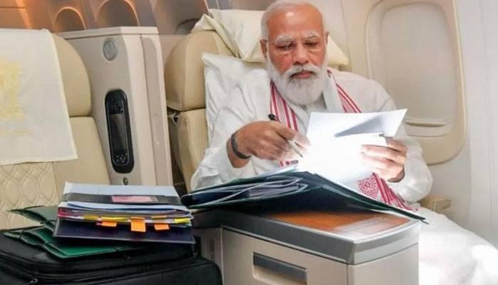 نریندر مودی کے طیارے کا پاکستانی حدود استعمال کرنے کا انکشاف
