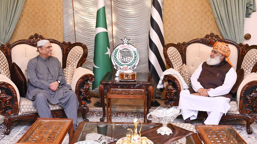 President, JUI-F Chief discuss country’s political situation