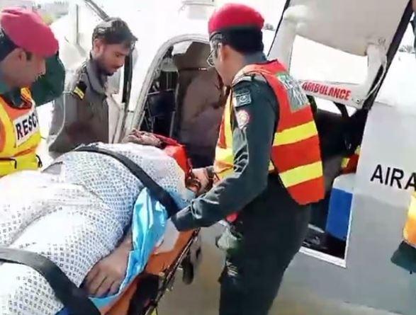 Punjab air ambulance shifts injured police constable from RYK to Lahore