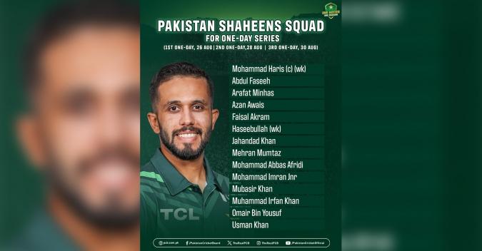 Shaheens squad named for Bangladesh 'A' 50-over matches