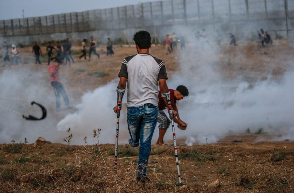 Border clashes in Gaza injure 41 Palestinians