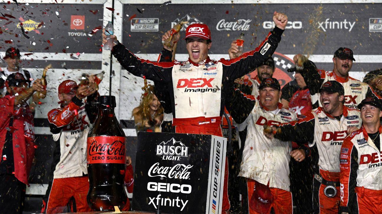 Burton wins Daytona thriller with final-lap pass