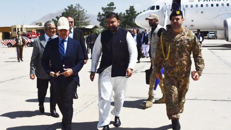 وزیراعظم شہباز شریف ایک روزہ دورے پر کوئٹہ پہنچ گئے