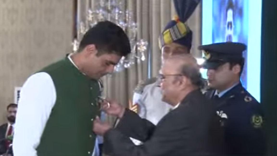 President awards Hilal-e-Imtiaz to javelin superhero Arshad Nadeem