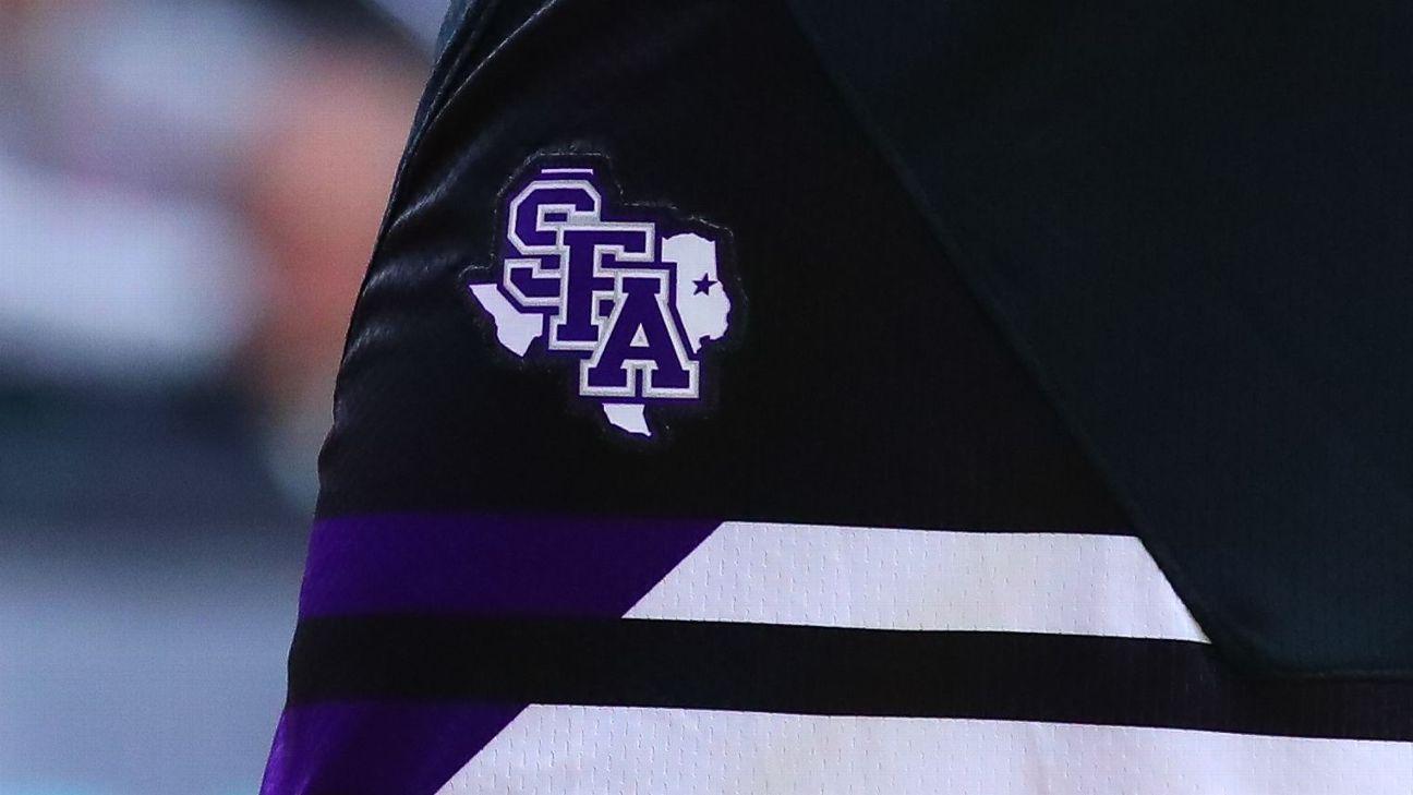 SFA leads NAIA team by 70 at half, wins 77-0