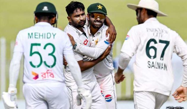 Third day of 2nd Test: Litton Das helps Bangladesh  reach solid total of 262 runs against Pakistan