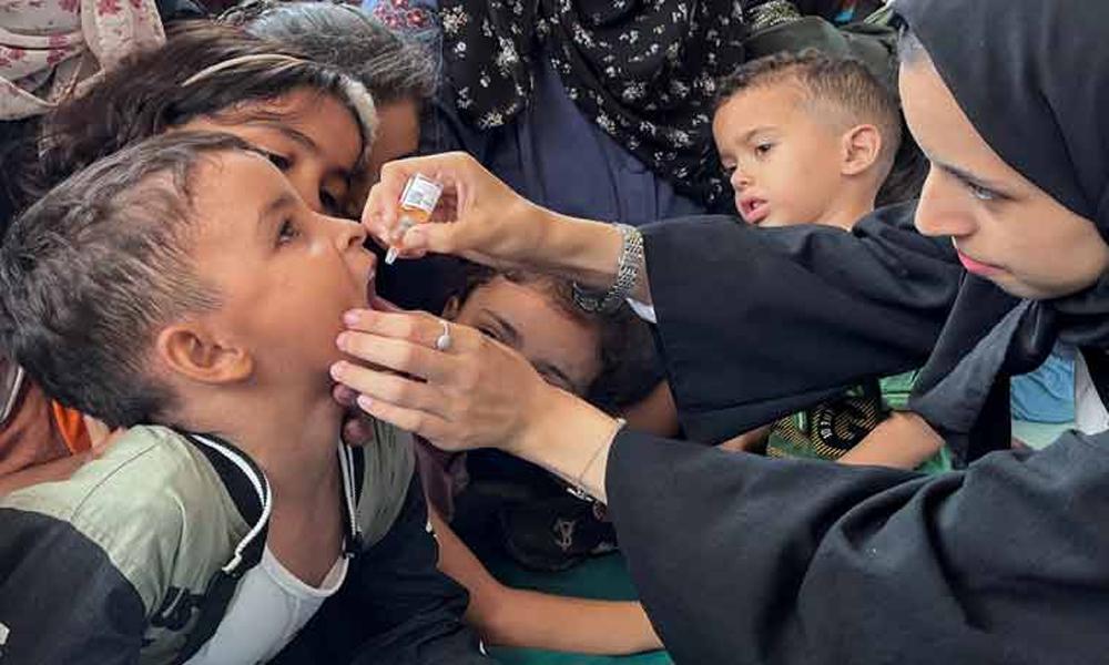 Day 1 of Gaza temporary ceasefire, 72,000 kids vaccinated