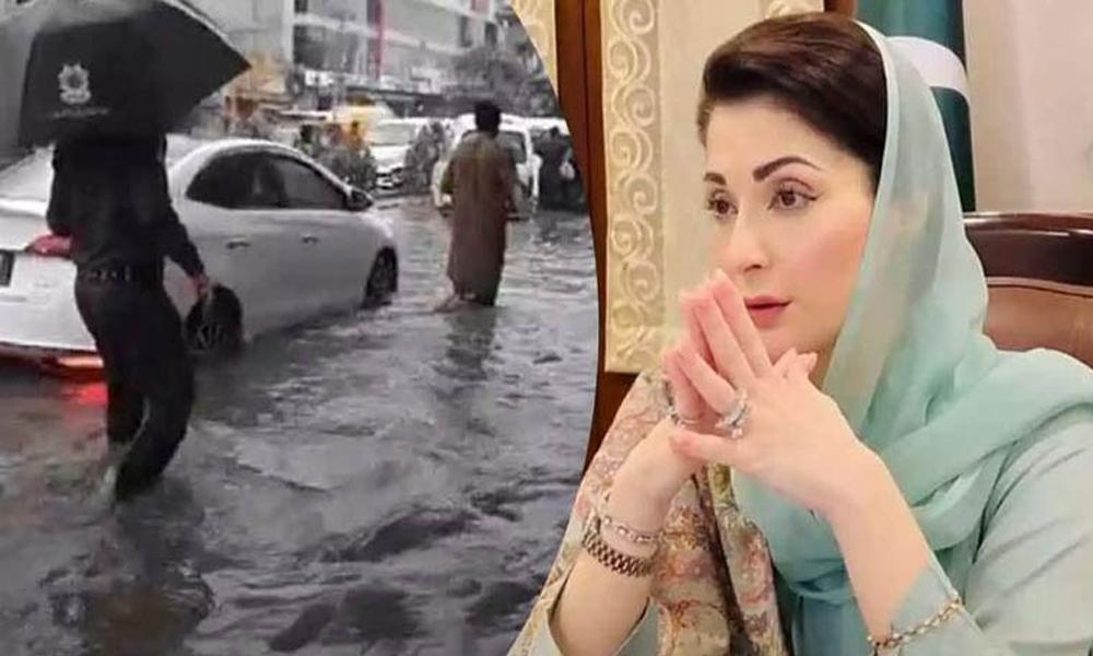 Maryam Nawaz orders to ensure early drainage of rainwater