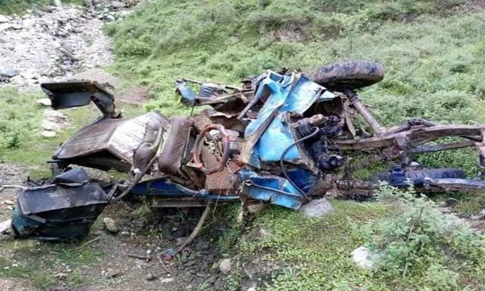 Four killed as jeep plunges into ditch in Shangla