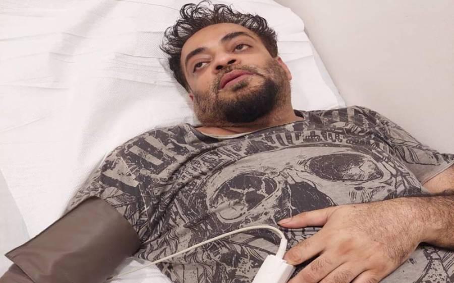 عامر لیاقت حسین کی طبیعت  ناساز، ہسپتال منتقل 