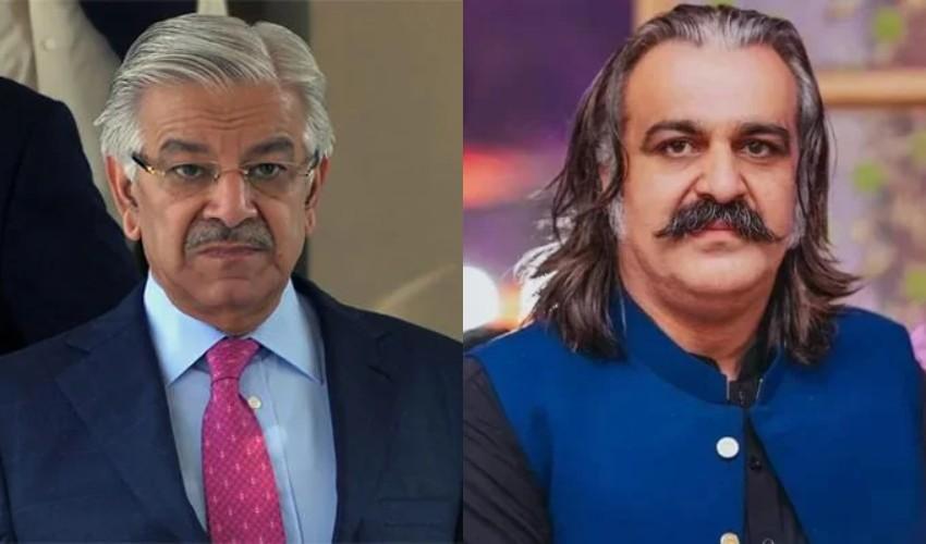 KP CM's statement of talk with Afghanistan an attack on federation: Asif