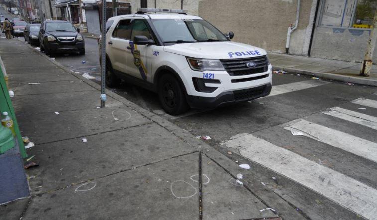 Six injured after gunmen fire over 65 shots on busy Philadelphia street