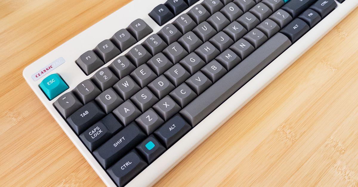 This retro mechanical keyboard kit is all modern on the inside