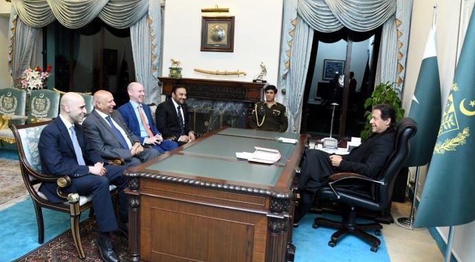 UK's Lord Daniel calls on PM Imran Khan