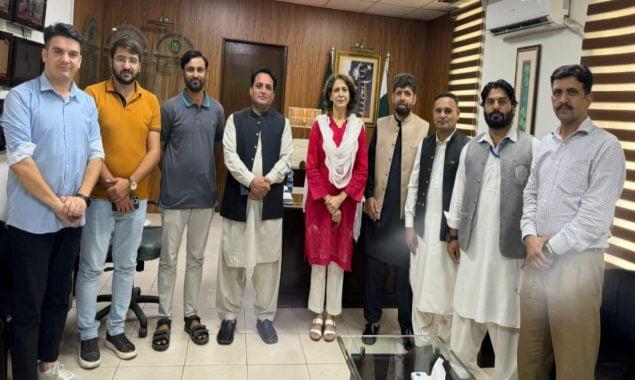 وفاقی سیکریٹری اطلاعات  کی جرنلسٹس ایسوسی ایشن کے وفد سے ملاقات