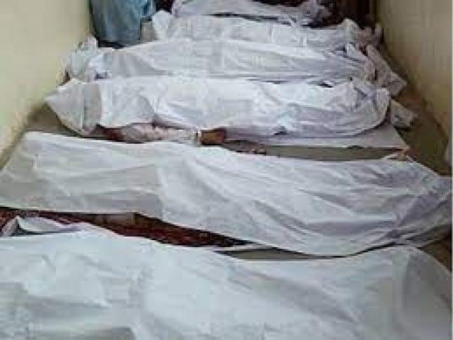 سیالکوٹ میں گاڑی پر فائرنگ سے 7 افراد جاں بحق