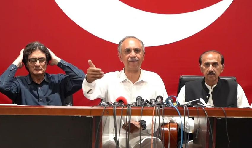 Omar Ayub says PTI will stage protest at D-Chowk at any cost