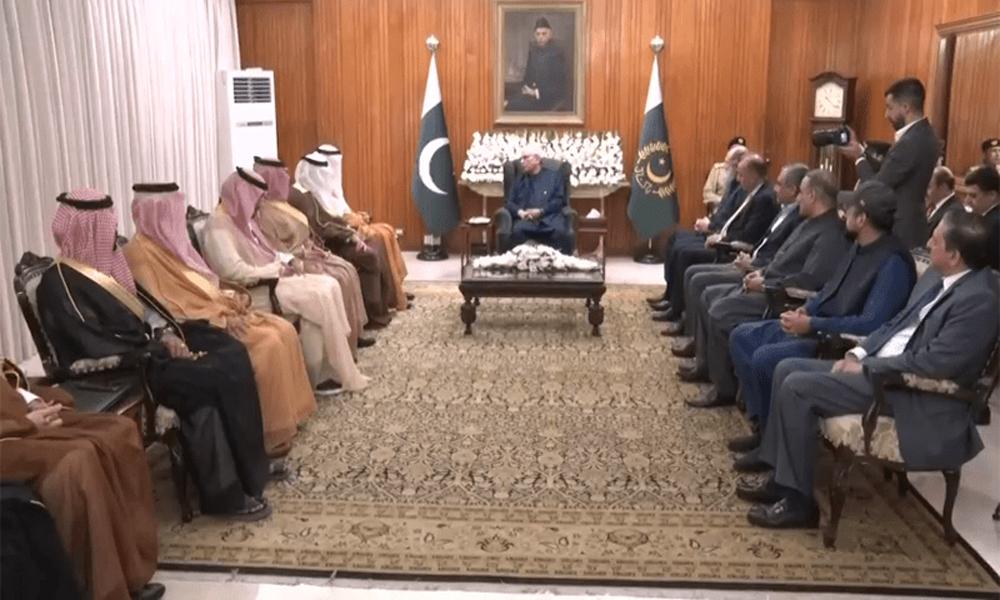 Saudi delegation, President Zardari agree to increase cooperation 