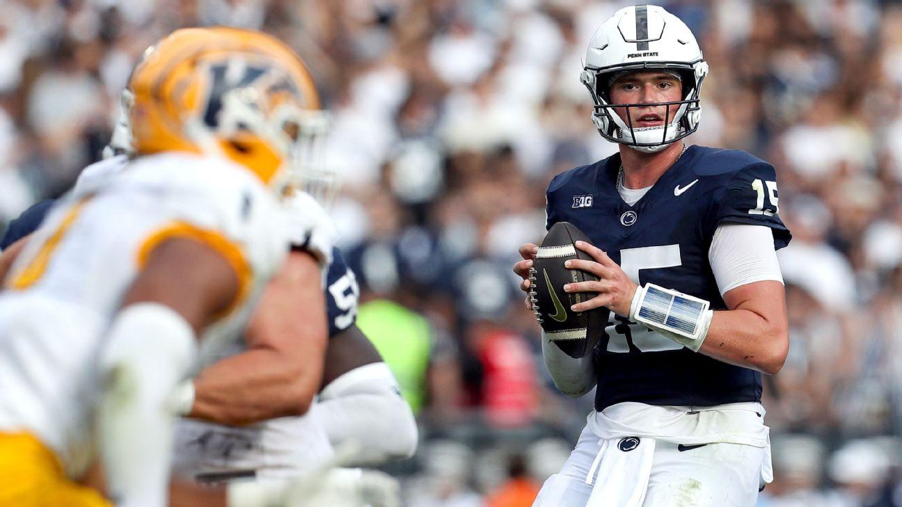 'He's got it': Penn State icon Kerry Collins likes what he sees in Drew Allar