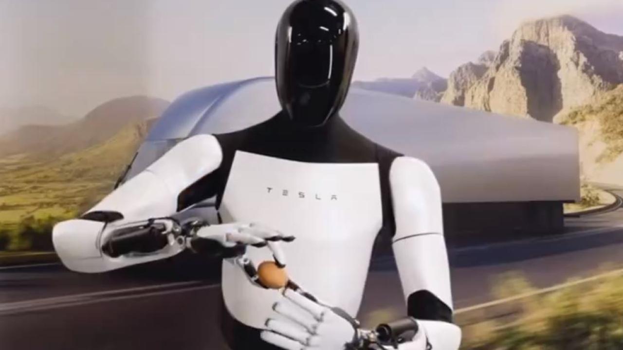 Tesla unveils humanoid robots