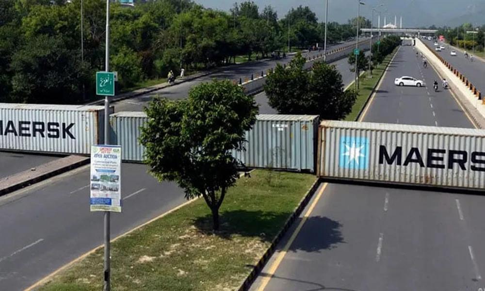 ایس سی او کانفرنس، سکیورٹی کے سخت انتظامات، ریڈ زون سیل