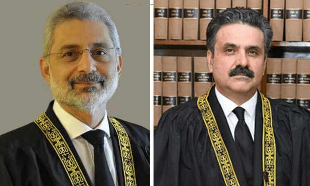 CJP Qazi felicitate Yahya Afridi for appointment