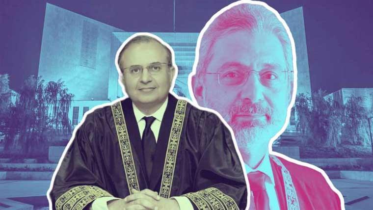 جسٹس منصور کا  چیف جسٹس  کی ریٹائرمنٹ پرفل کورٹ ریفرنس میں شرکت سے انکار