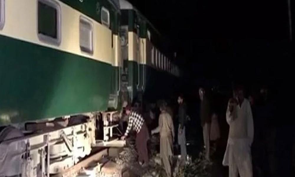 Two coaches of Sukkur Express derail near Kotri station