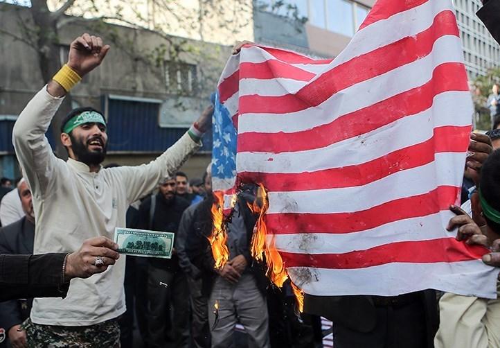 Iranian protesters mark anniversary of 1979 US embassy hostage crisis in Tehran